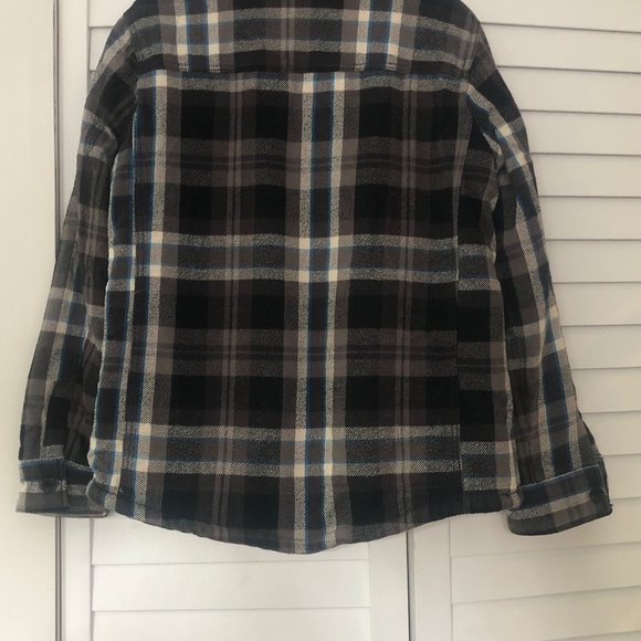 AE plaid Sherpa lined jacket L - Picture 2 of 5